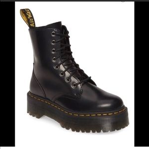 Dr. Martens Jadon black platform boots 9